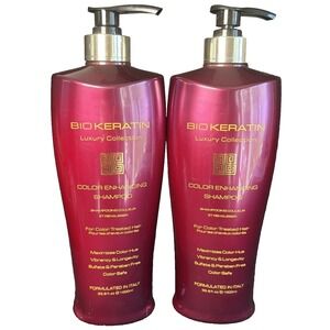 (2-Pack) BIO KERATIN Protein Luxury Botanical COLOR ENHANCING SHAMPOO 1000ml